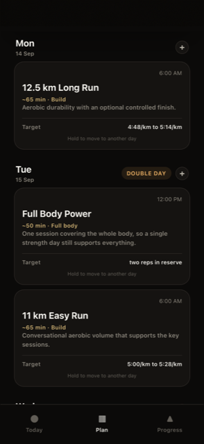 ENGN whole plan calendar screen